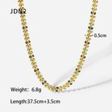  Dây chuyền titan Lá xanh 