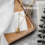  Dây chuyền titan Layer Cross star 