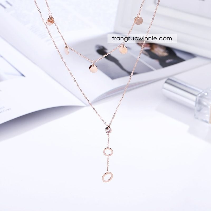  Dây chuyền titan Layer Dottie 