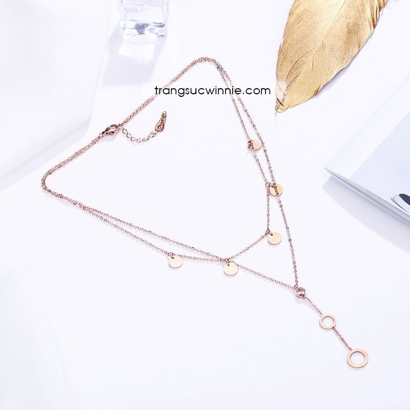  Dây chuyền titan Layer Dottie 