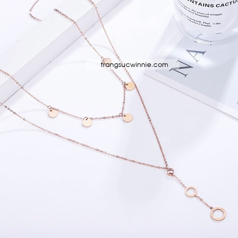  Dây chuyền titan Layer Dottie 