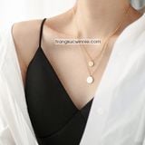  Dây chuyền titan Layer Gold 