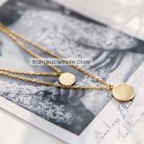  Dây chuyền titan Layer Gold 