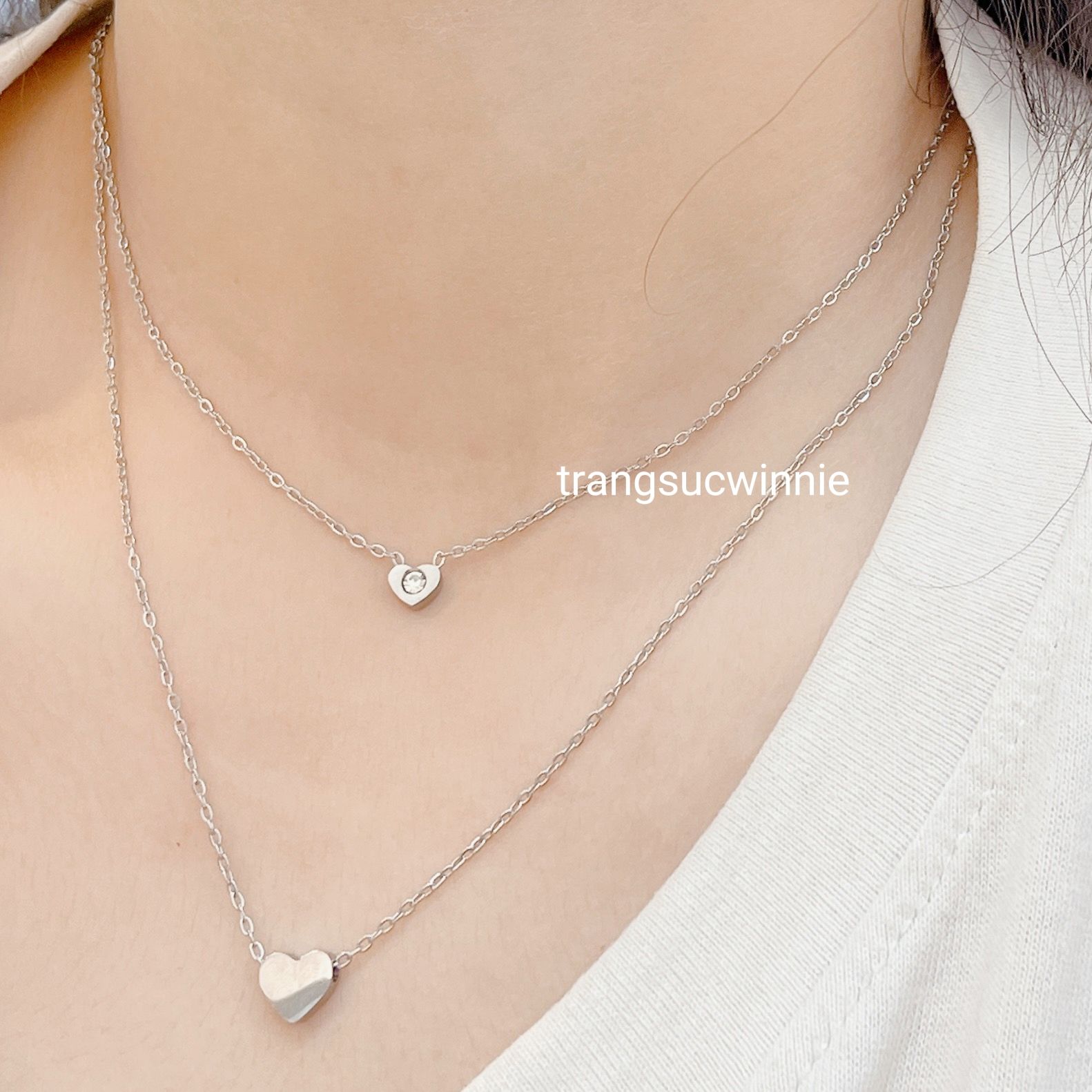  Dây chuyền titan Layer Tim 