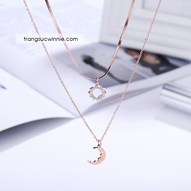  Dây chuyền titan Layer Moni 