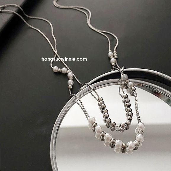  Dây chuyền Layer Pearl B 