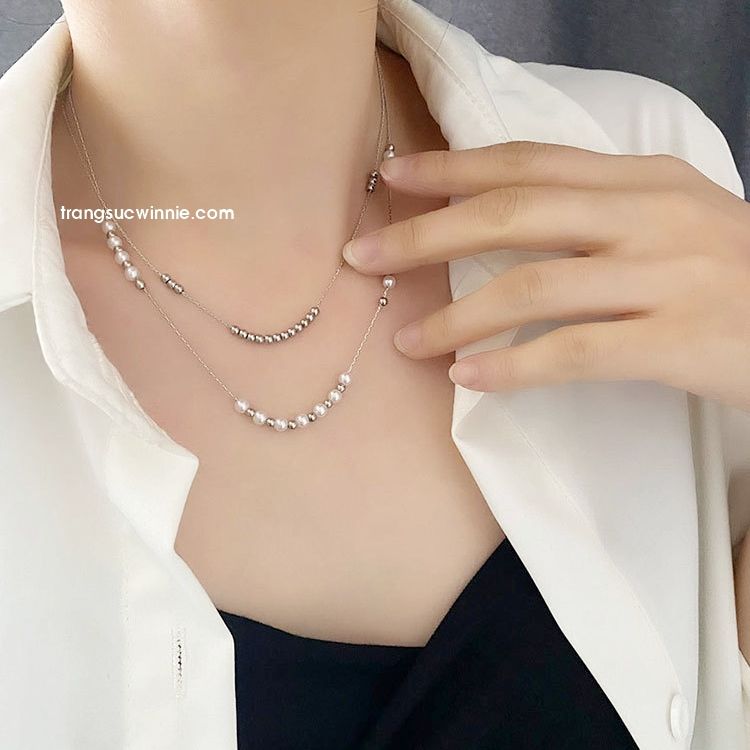  Dây chuyền Layer Pearl B 