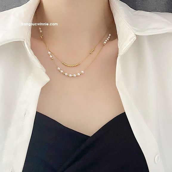  Dây chuyền Layer pearl VG 