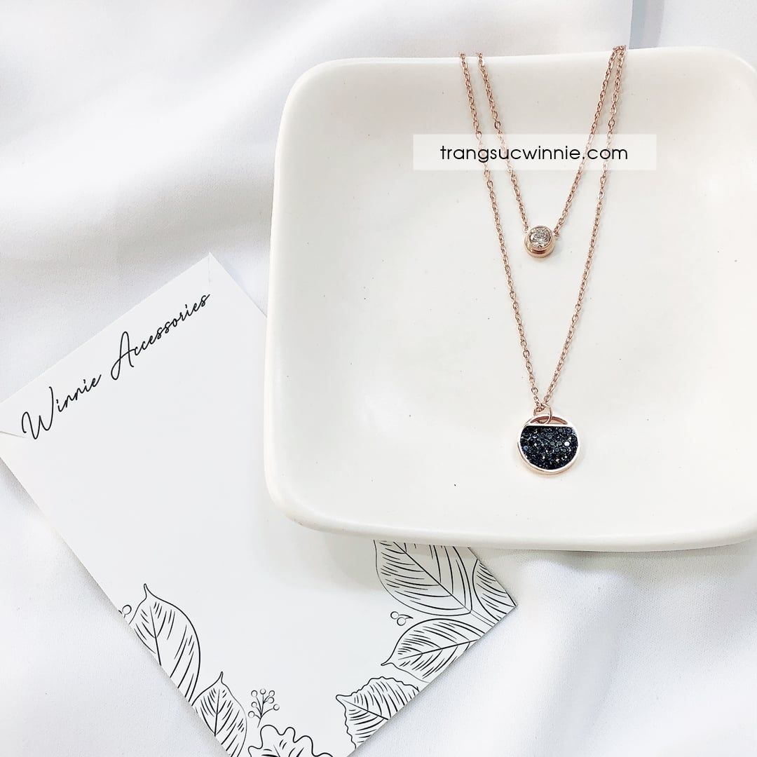  Dây chuyền titan Layer Sapphire VH 