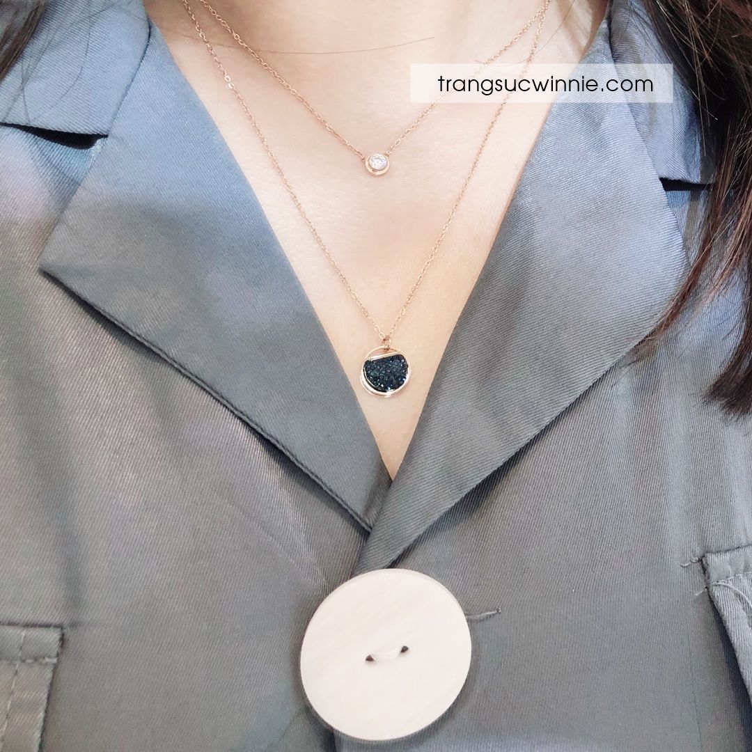  Dây chuyền titan Layer Sapphire VH 