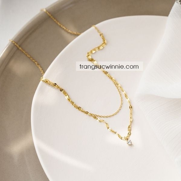  Dây chuyền titan Layer twist 