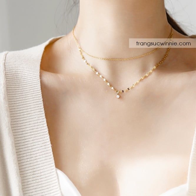  Dây chuyền titan Layer twist 