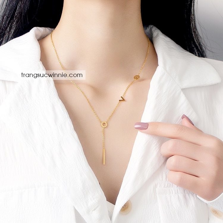  Dây chuyền titan Love dây VG 