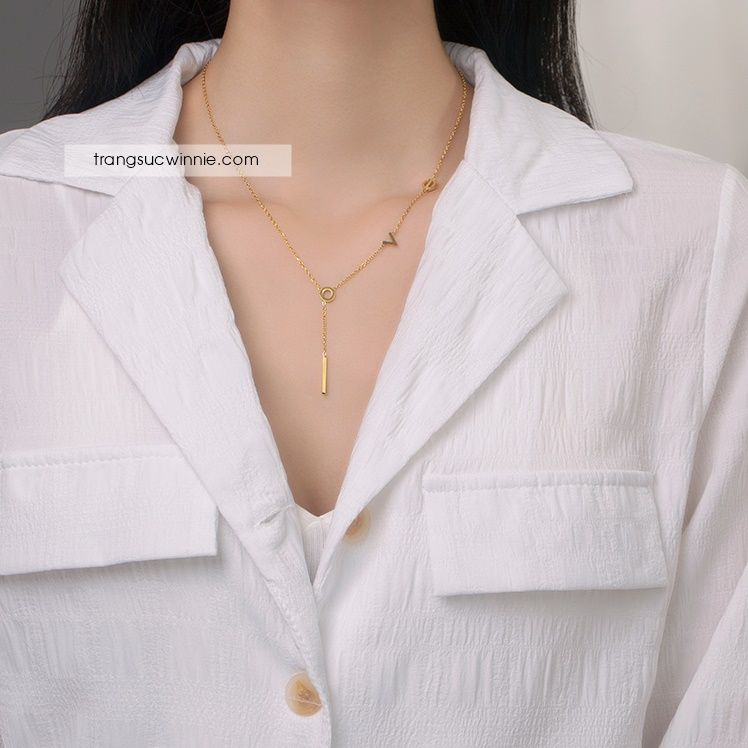  Dây chuyền titan Love dây VG 