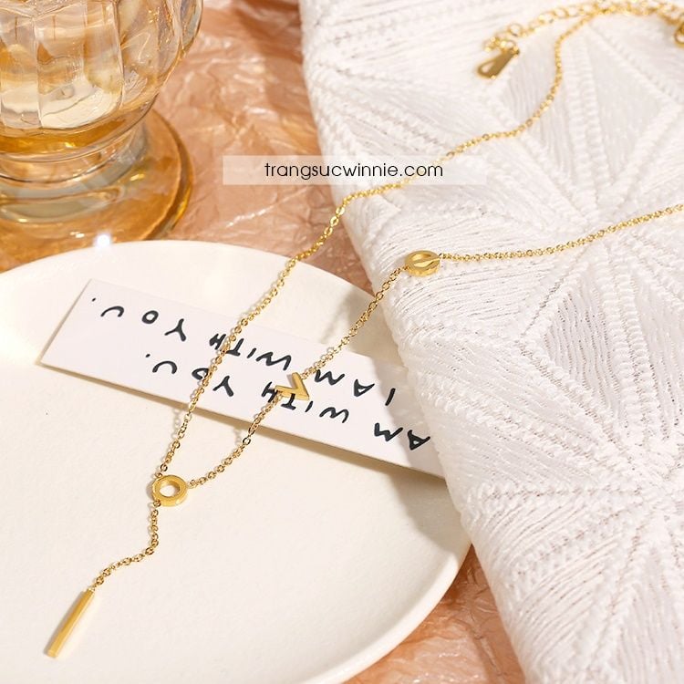  Dây chuyền titan Love dây VG 