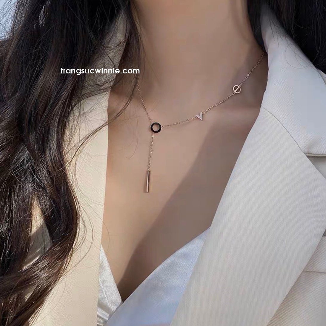  Dây chuyền titan Love VH 