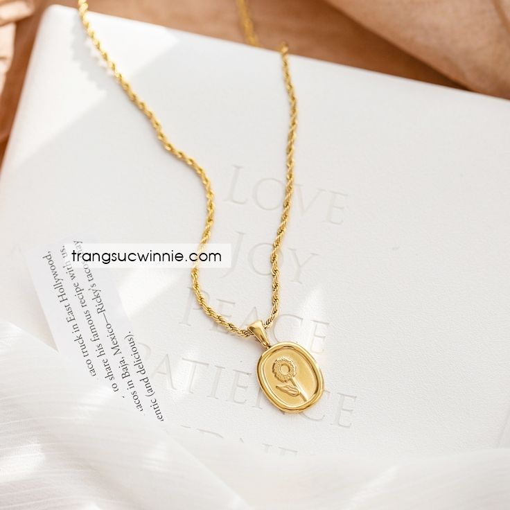  Dây chuyền titan Mihi Daisy 