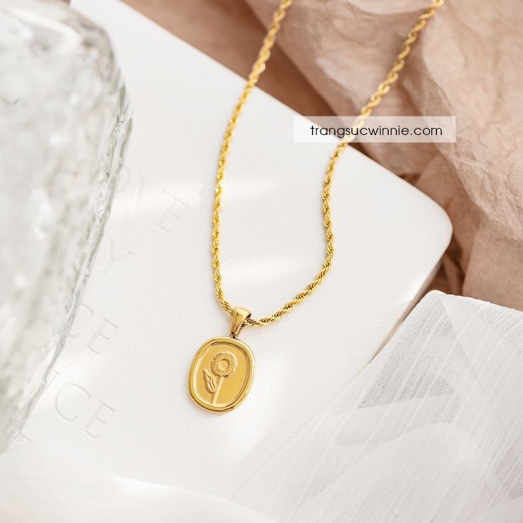  Dây chuyền titan Mihi Daisy 