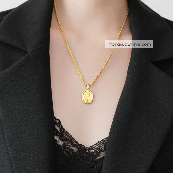  Dây chuyền titan Mihi Daisy 