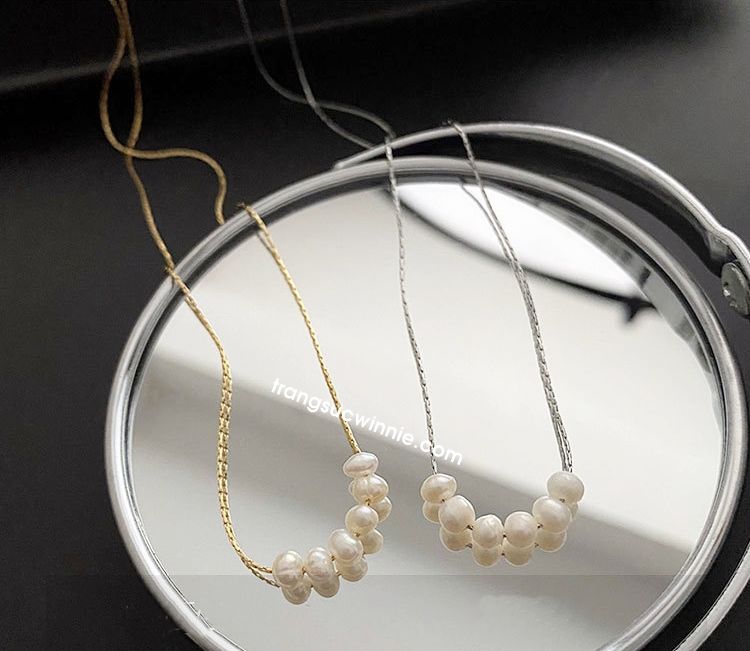  Dây chuyền Mini pearl B 