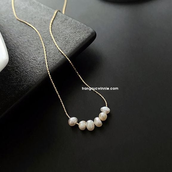  Dây chuyền Mini pearl VG 