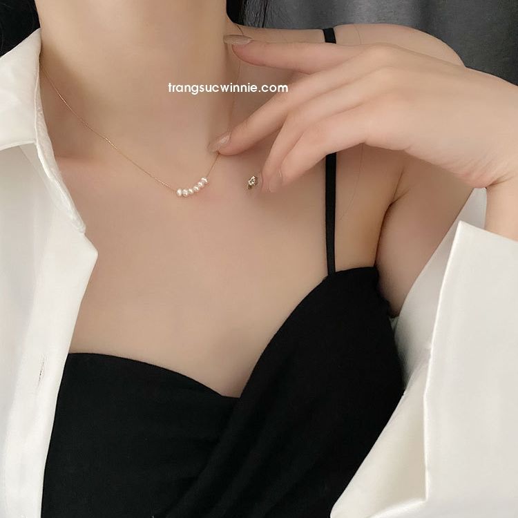  Dây chuyền Mini pearl VG 