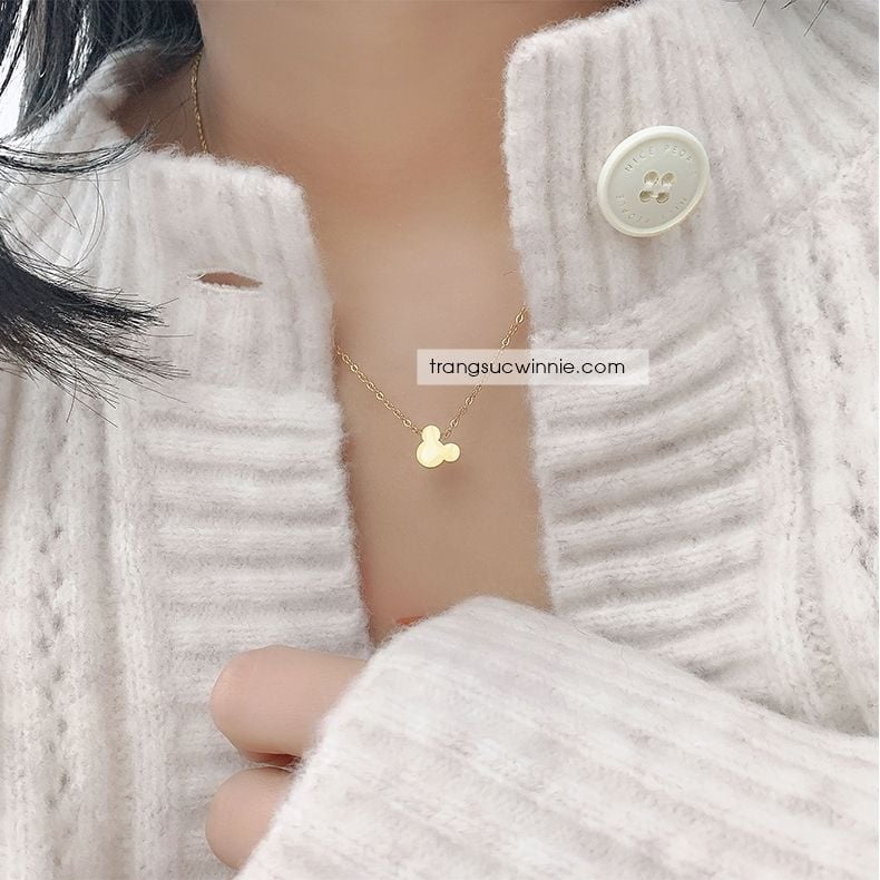  Dây chuyền titan Minnie 