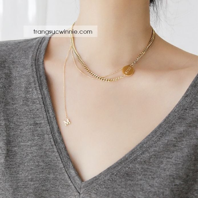  Dây chuyền titan Layer Miss M 