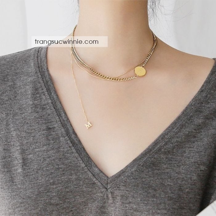  Dây chuyền titan Layer Miss M 