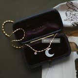  Dây chuyền titan Moon grain 