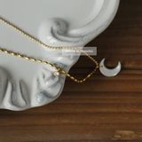  Dây chuyền titan Moon grain 