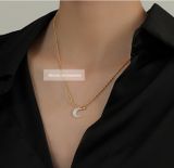  Dây chuyền titan Moon grain 