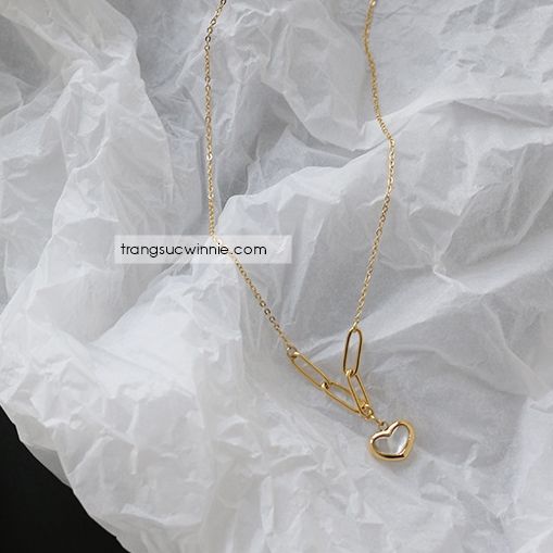  Dây chuyền titan Nacre Heart Chain 