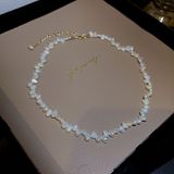  Dây chuyền ngọc trai oval 