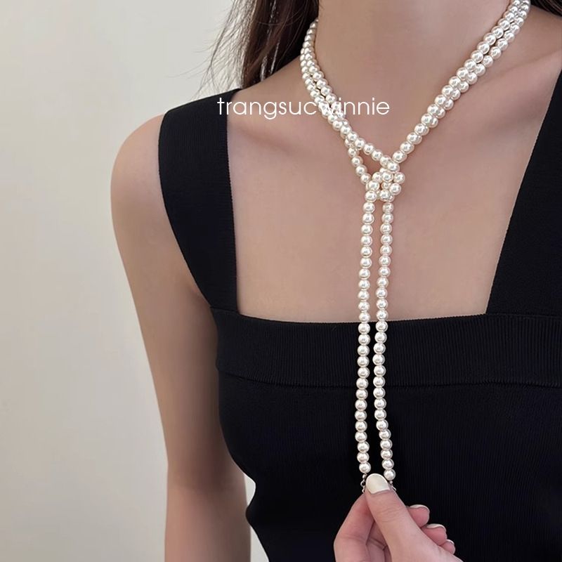  Dây chuyền Ngọc trai dài 