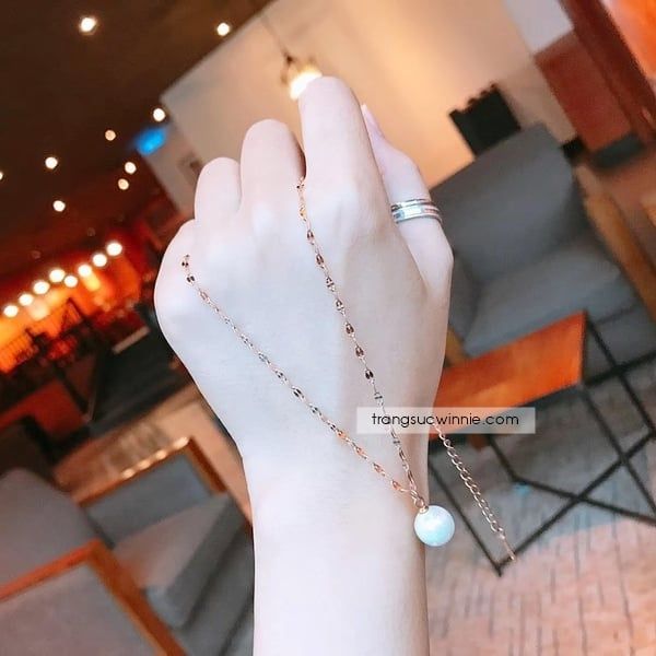  Dây chuyền ngọc trai twist 