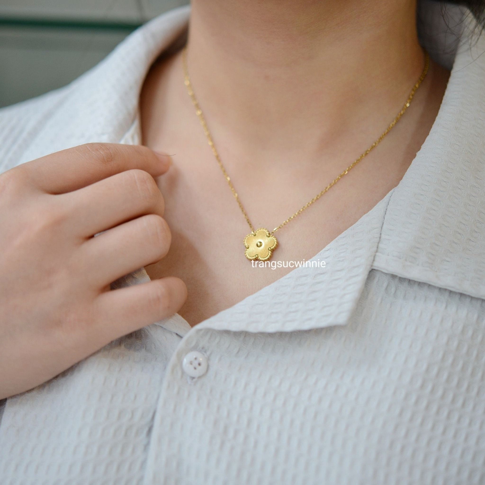  Dây chuyền titan Ngũ hoa 1 