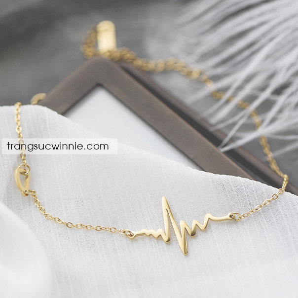  Dây chuyền titan nhịp tim VG 