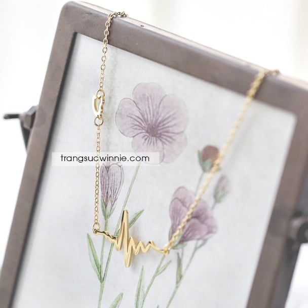  Dây chuyền titan nhịp tim VG 
