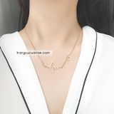  Dây chuyền titan nhịp tim VG 