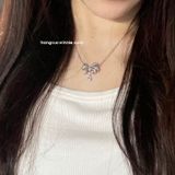  Dây chuyền titan Nơ giọt nước 