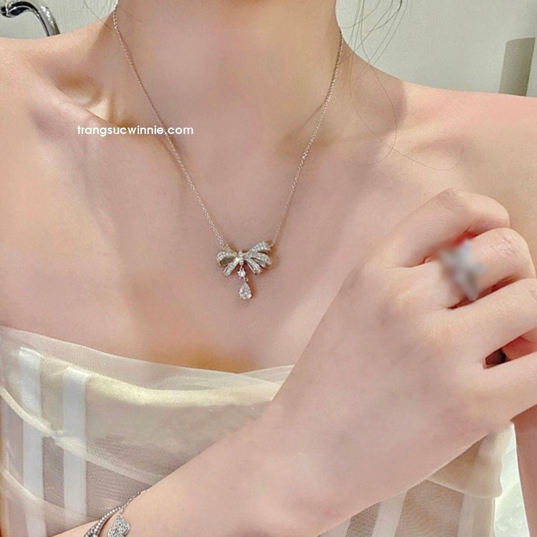  Dây chuyền titan Nơ giọt nước 