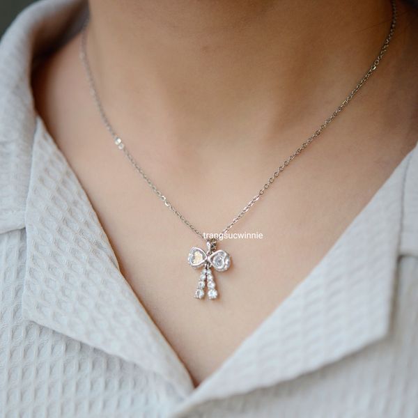  Dây chuyền titan Nơ Tòn ten 