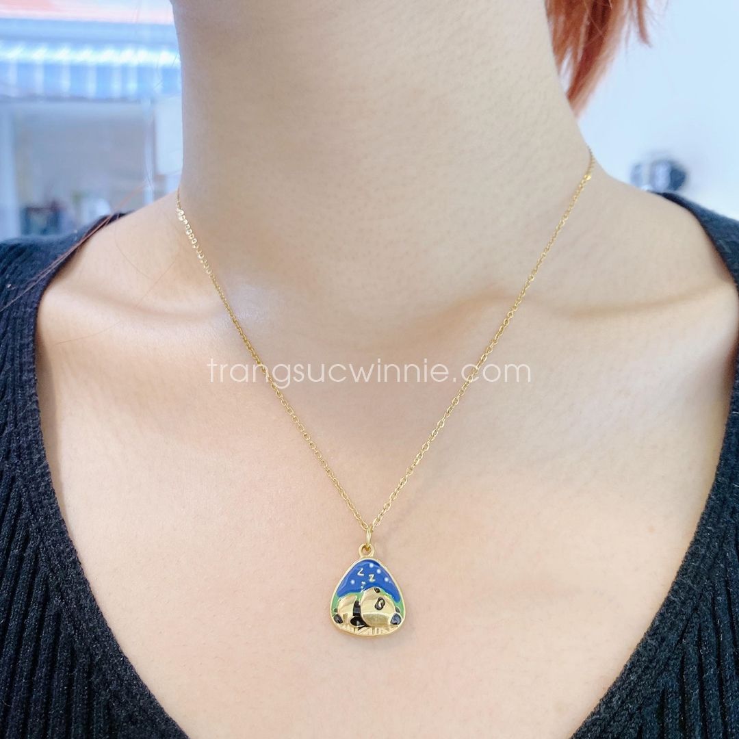  Dây chuyền titan Panda 