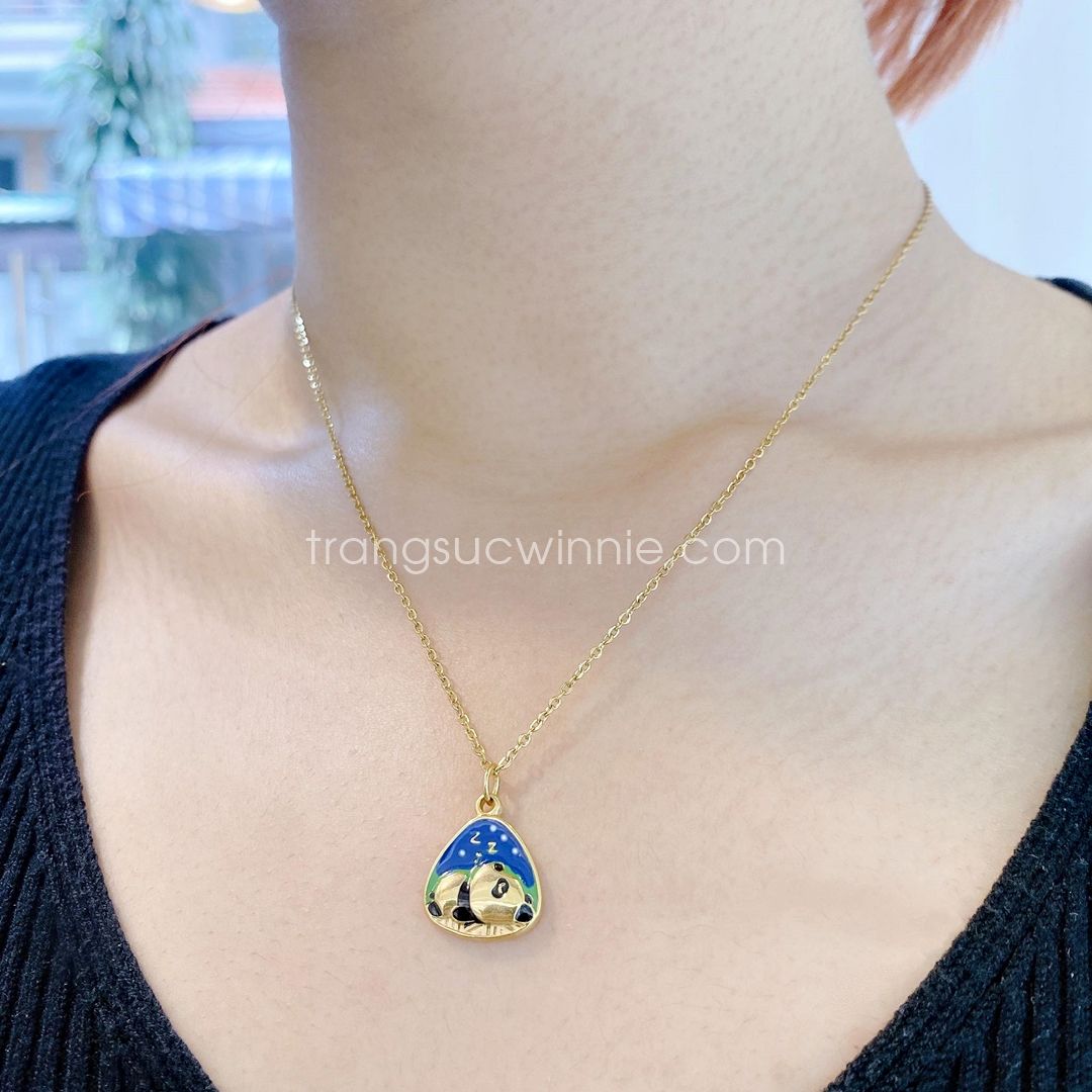  Dây chuyền titan Panda 