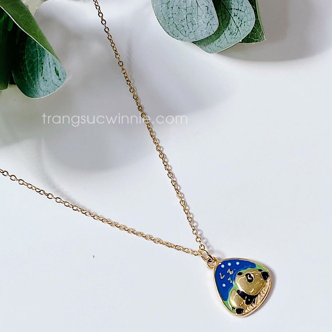  Dây chuyền titan Panda 