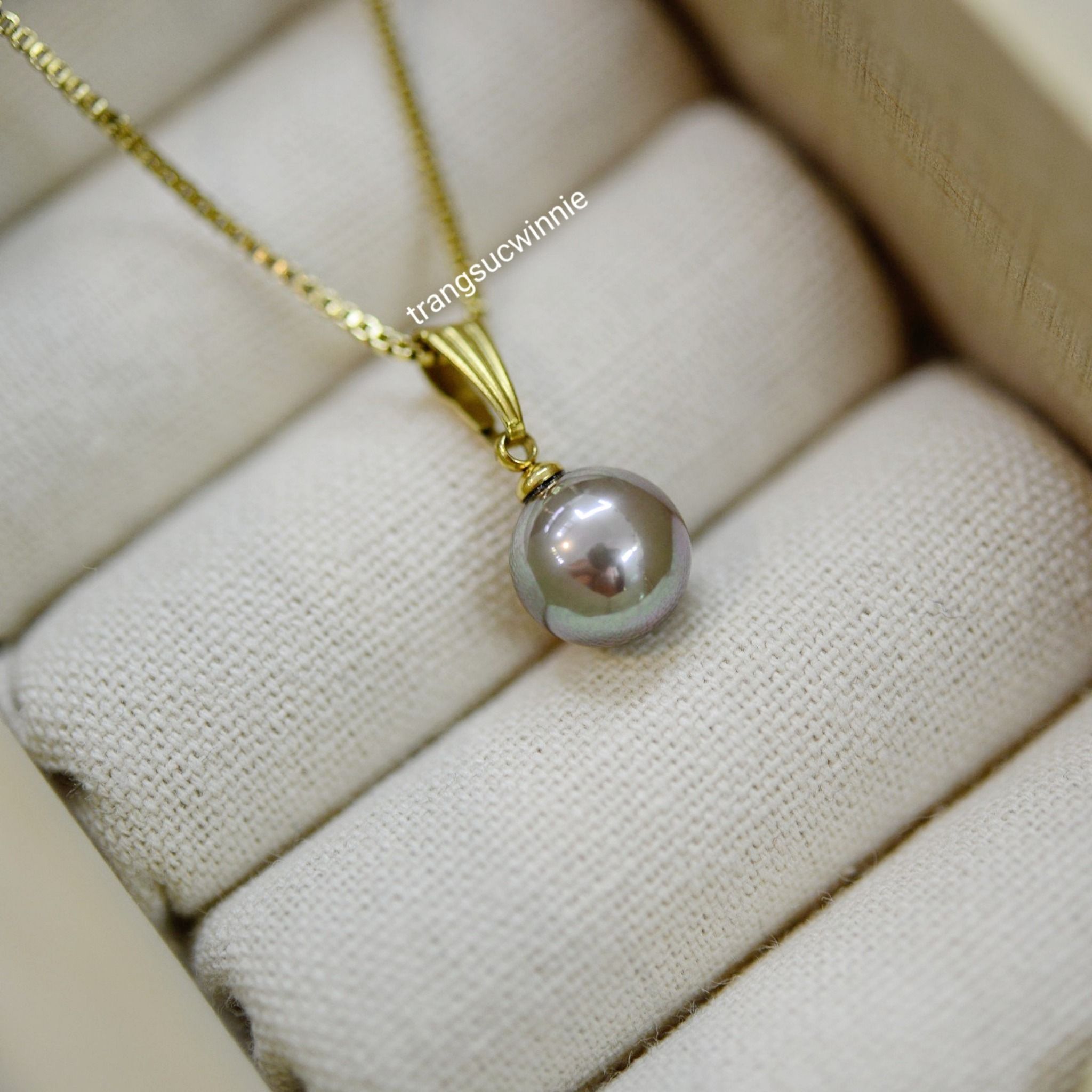  Dây chuyền titan Pearl 