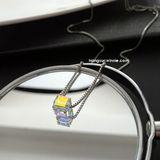  Dây chuyền titan Pha lê B 