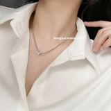  Dây chuyền titan Pha lê B 