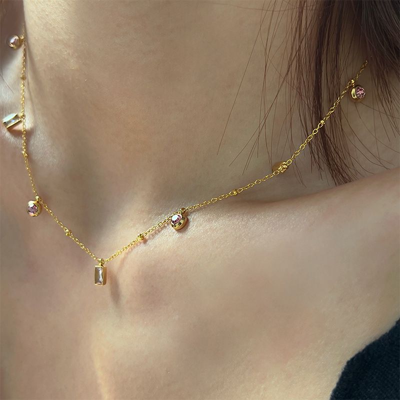  Dây chuyền titan Pinky 